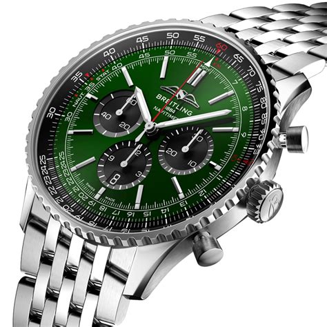 breitling navitimer b01 green|breitling b01 problems.